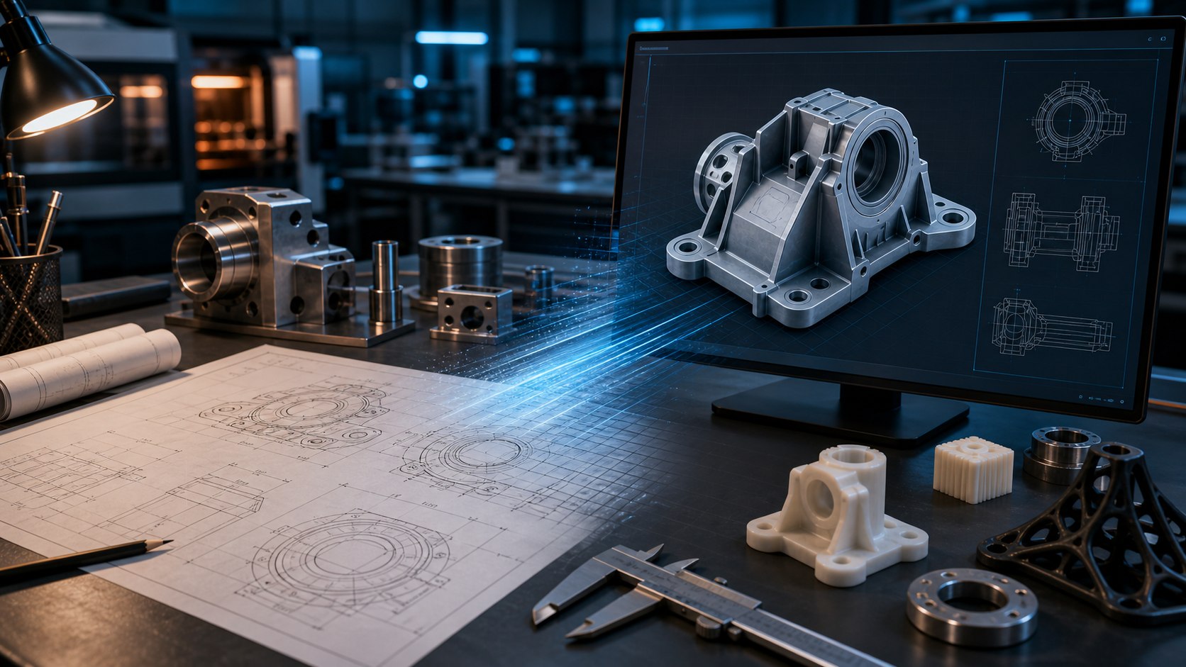 3D-модель из чертежа в CAD-файл