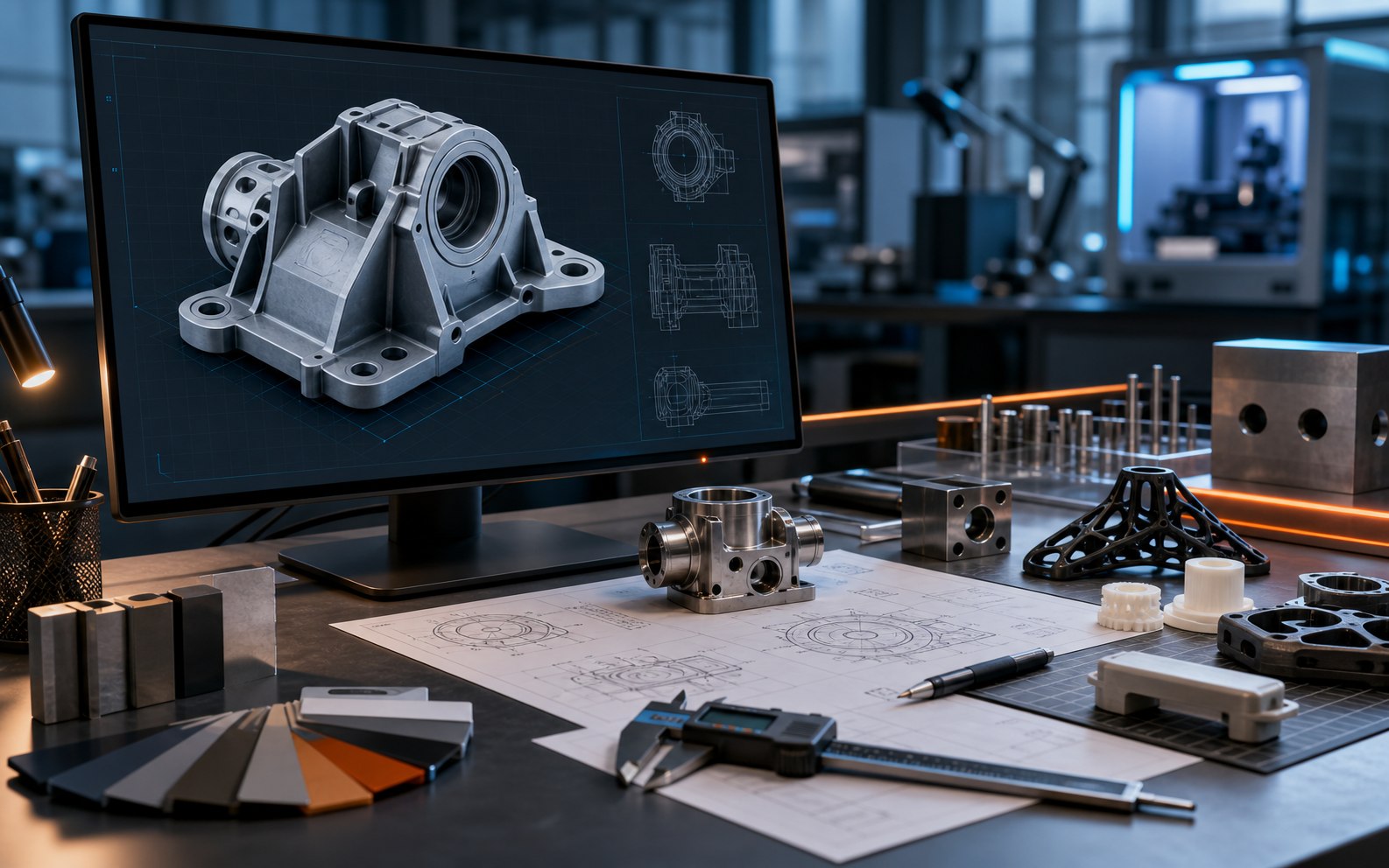 CAD-проектирование детали и подготовка технологии производства